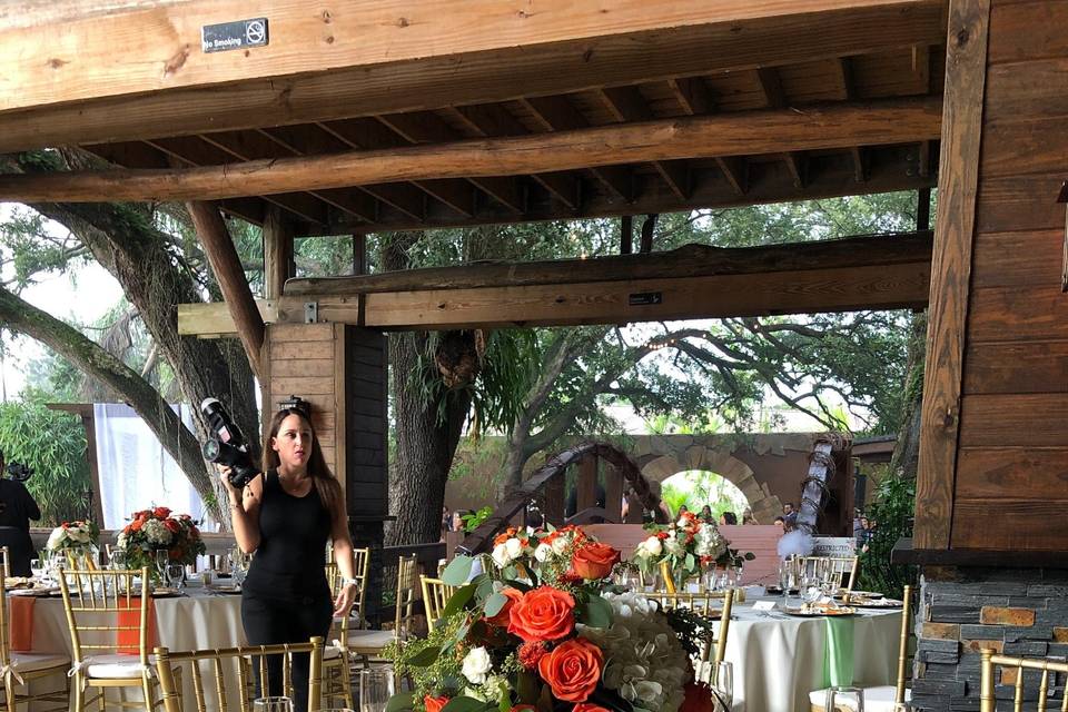 Wedding table setup