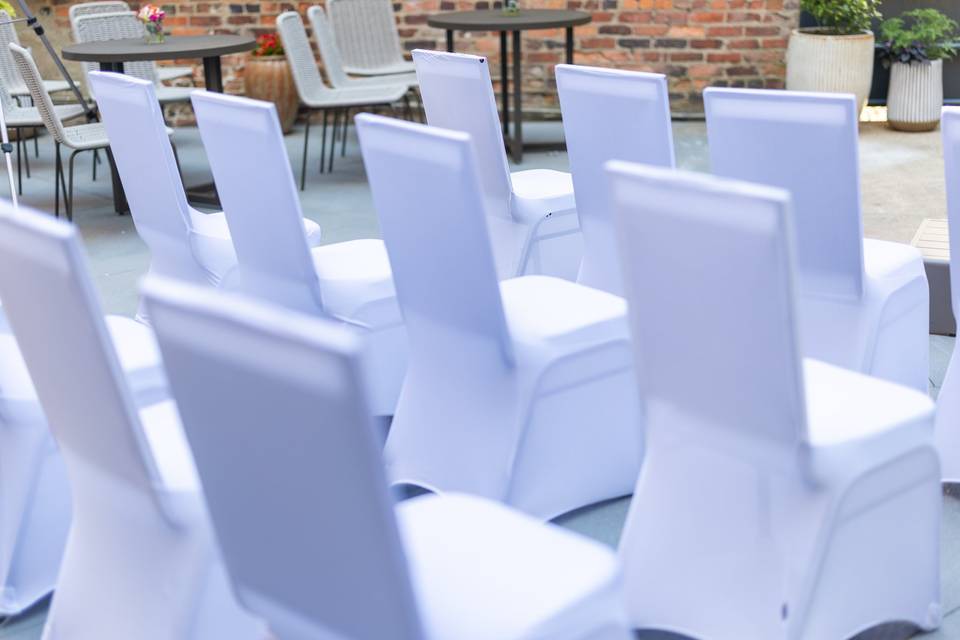 Courtyard Wedding