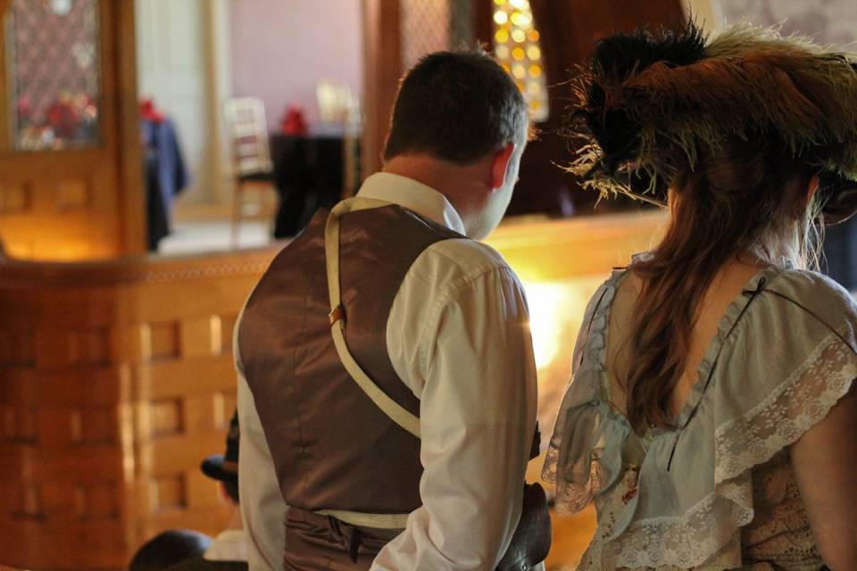 Everyone LOVED this steampunk wedding.