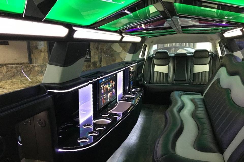 Inside of 300 Limo