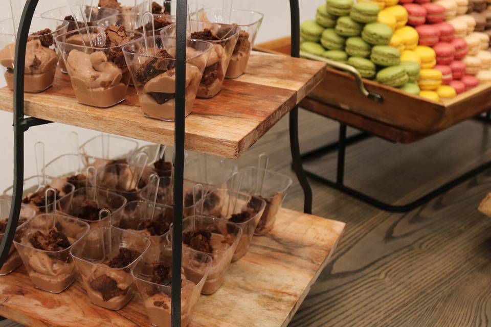Brownie trifle