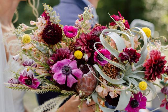 Close up of Wildflower Bouquet