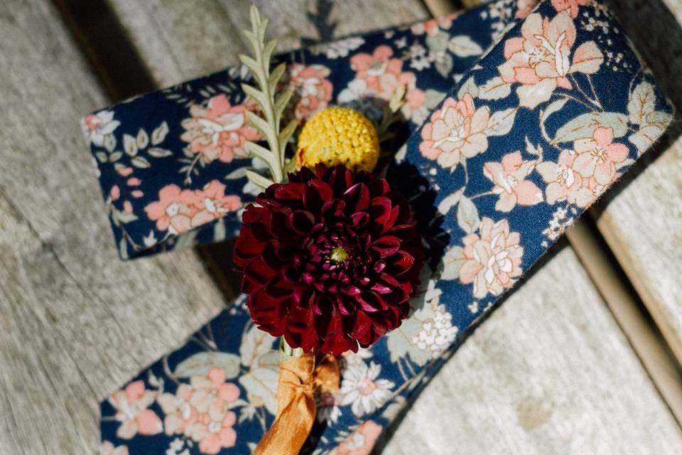 Dahlia Boutonniere