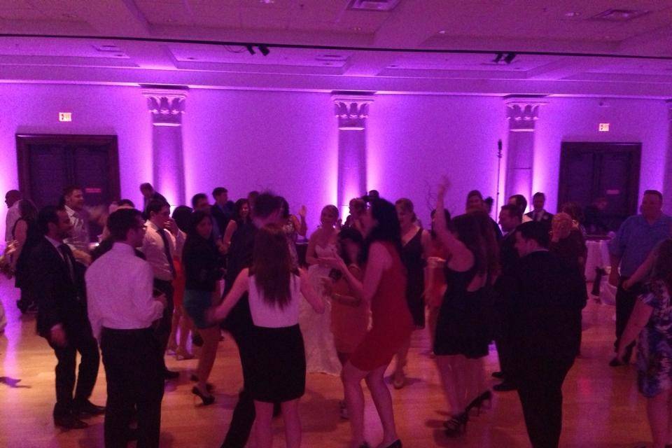 Wedding dance party