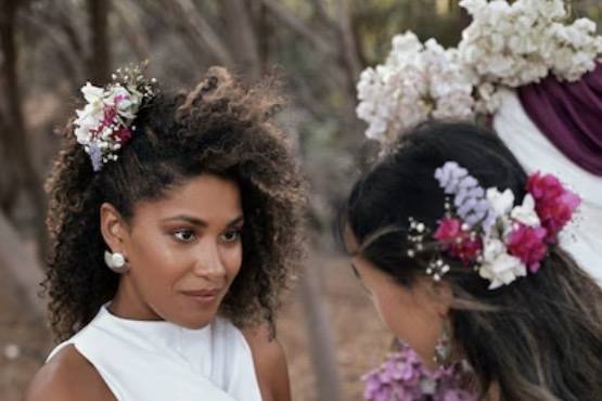 Lesbian Couple at The Wedding