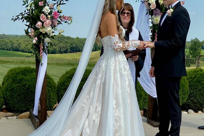 At The Altar with the Couple