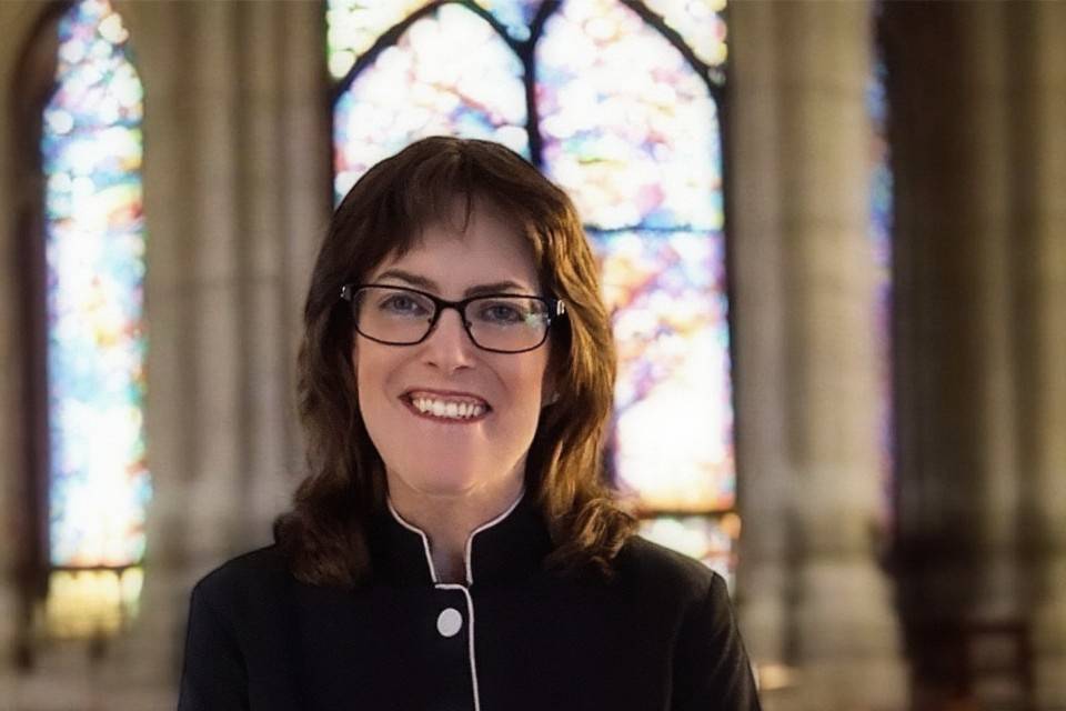 Rev. Kelly in winter coat