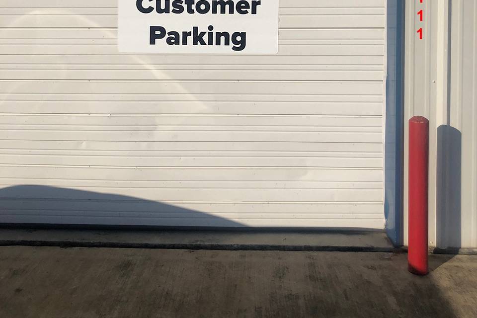 Parking for customers