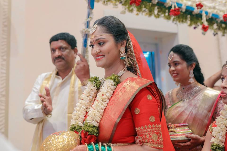 A Hindu wedding celebration