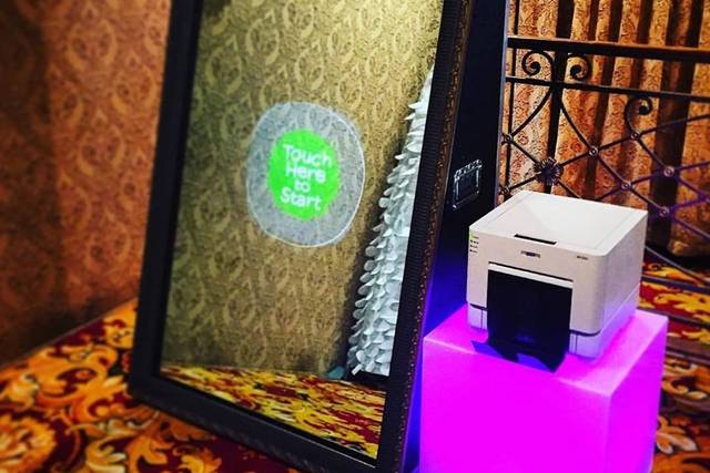 Photo booth setup