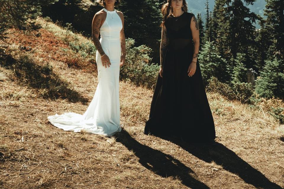 Elopement in the mountains