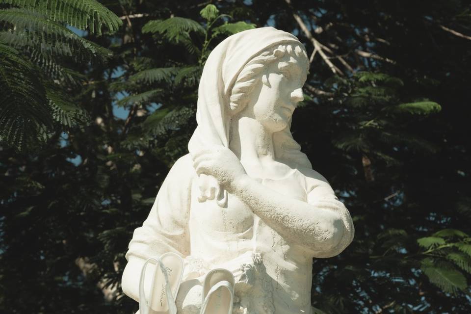 Wedding Shoes Detail Shot