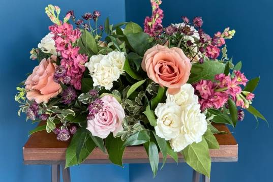Davis & Dahlias