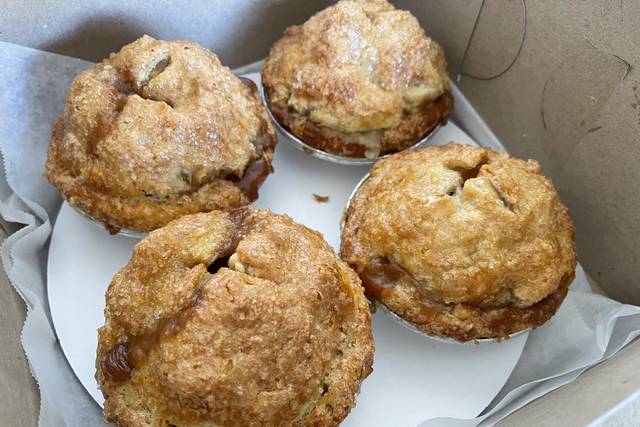 Mini artisan apple pies!