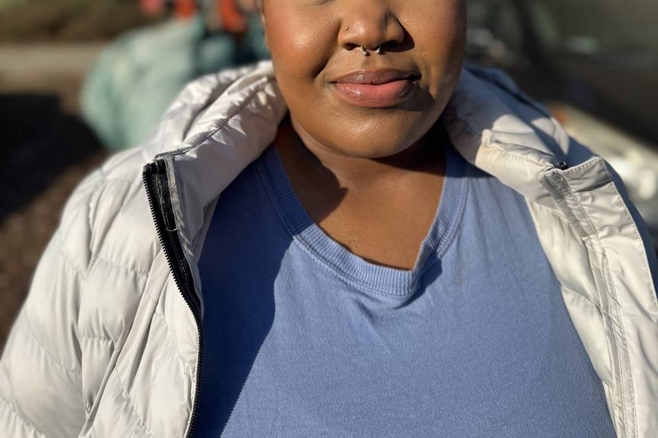 Soft makeup look