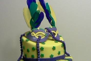 Mardigras themed cake