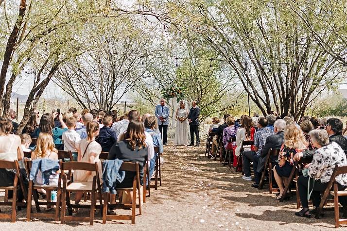 Ceremony in Mesquite Bosque