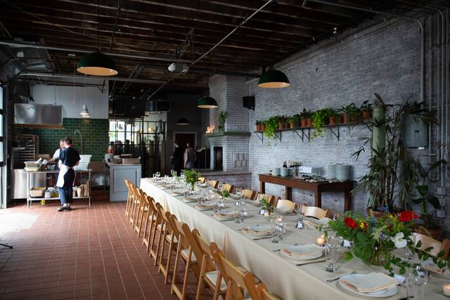 Dinner in the main room