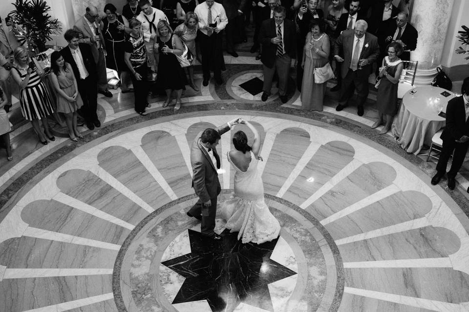 Couple dancing