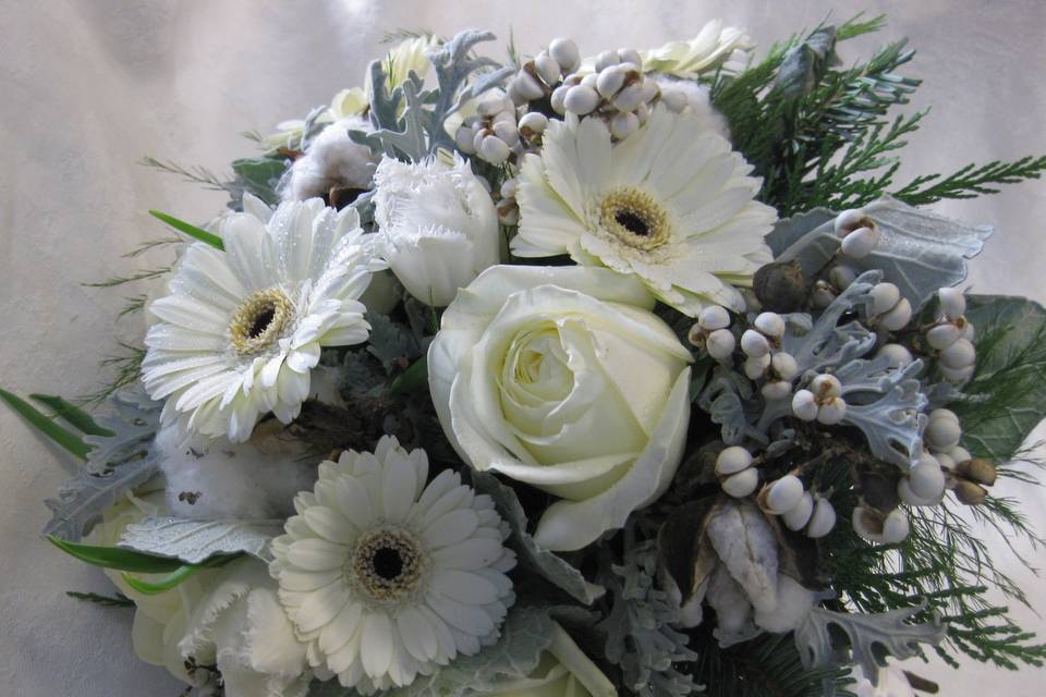 White wedding bouquet