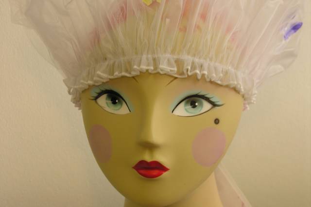 As seen in Brides Magazine gift guide. Butterfly Bouffant Shower Cap.
