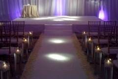 Indoor wedding area