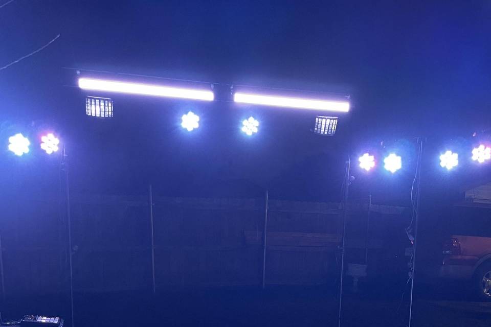 Equipment for live band setup