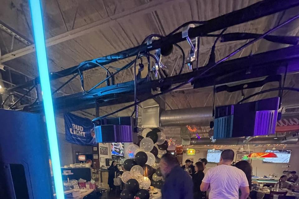 Micro-wedding at a bar