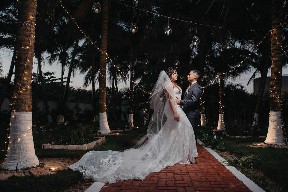 Bride and groom