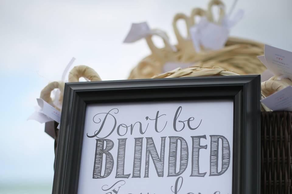 Wedding signage