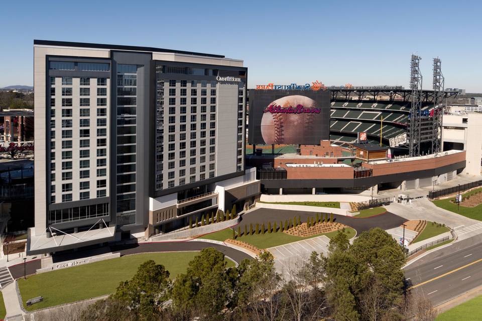 Exterior view of the hotel