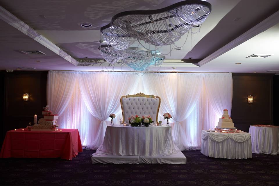 Head table display