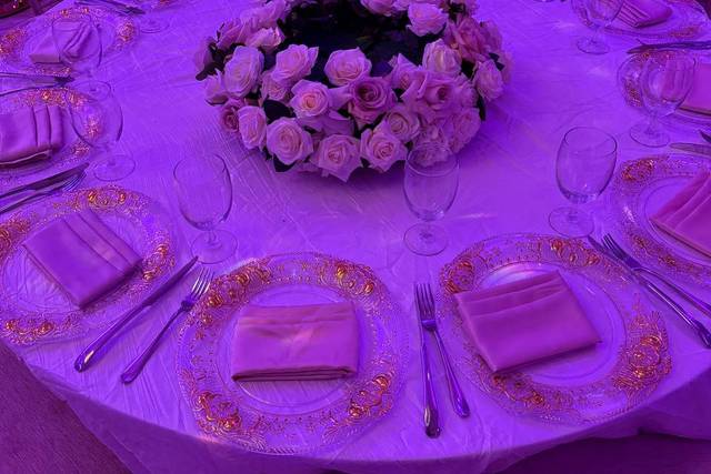 Wedding Table Setup