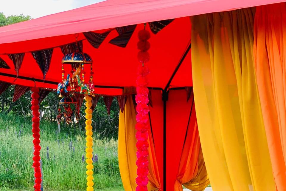 Indian wedding tent