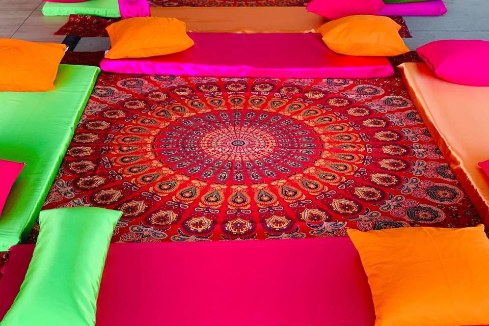 Indian Floor cushions Decor