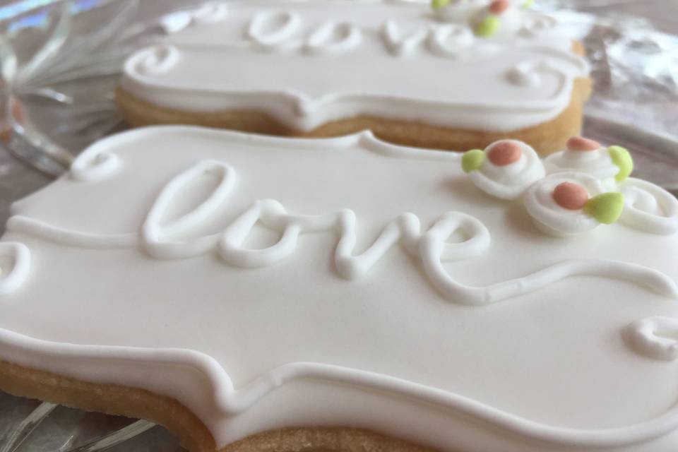 LOVE Wedding, Shower & Anniversary Cookie Favor