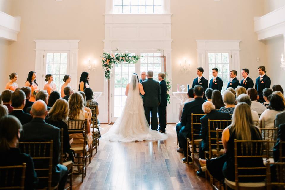 Indoor ceremony