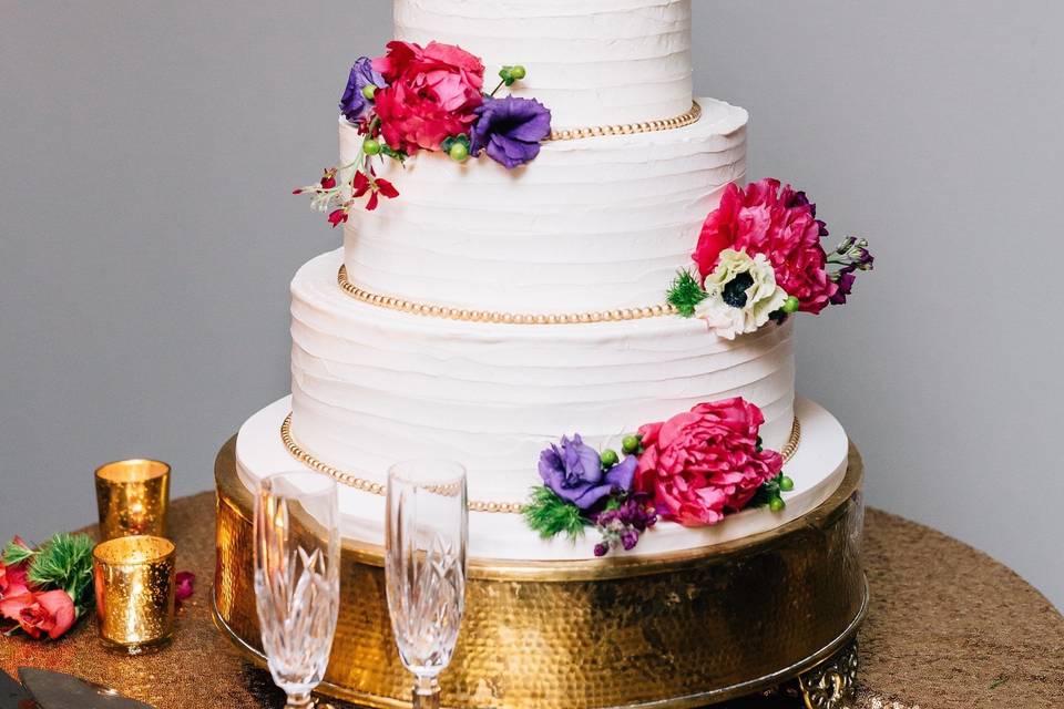 The perfect wedding cake