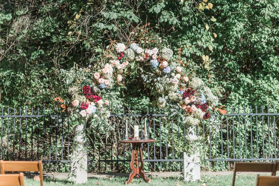 Outdoor Ceremony Laurel Hall