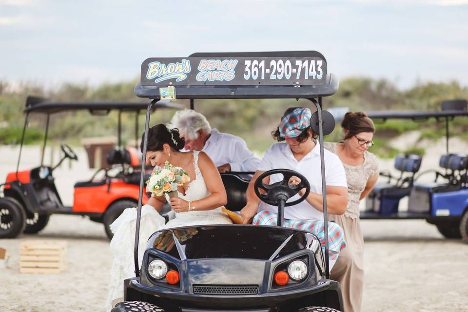 Couple's procession