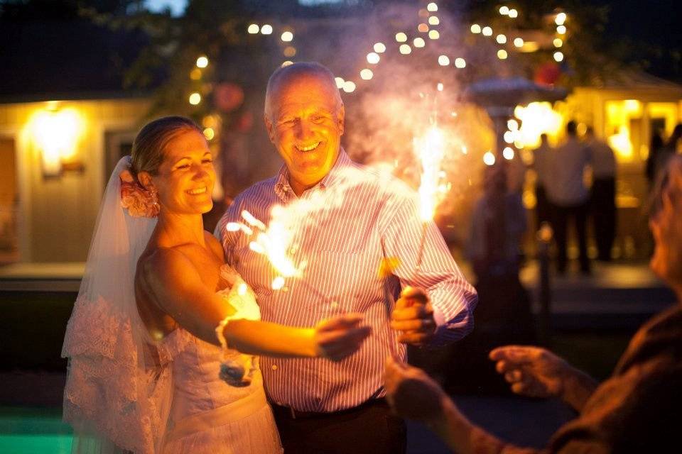 Wedding sparklers