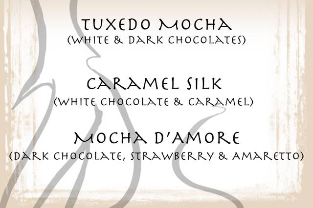 Sample Wedding Menu