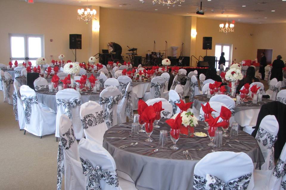 Reception area