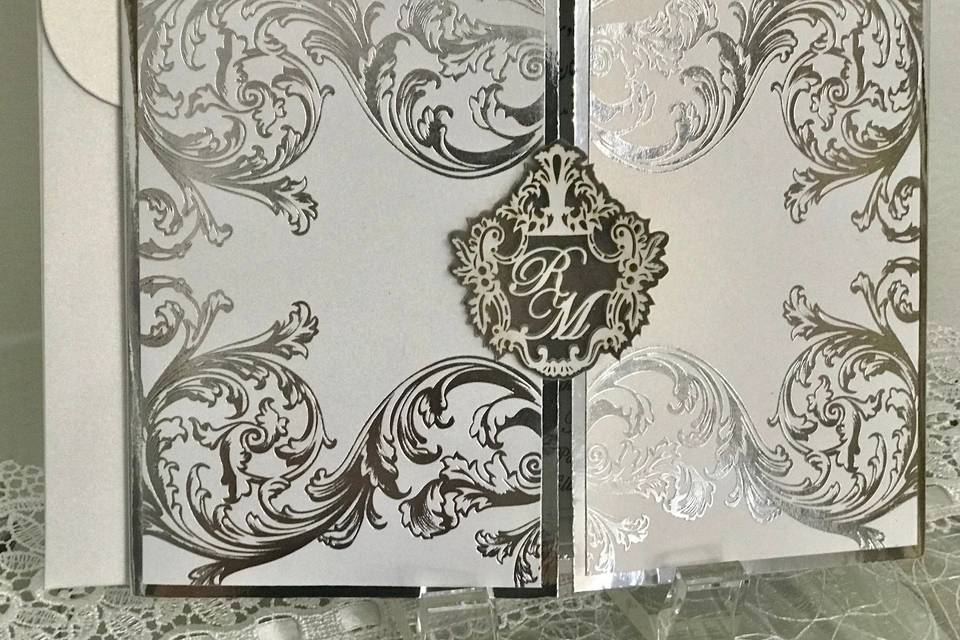 Silver plate & laser cut