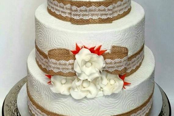 Wedding Cake for a Barn Wedding
