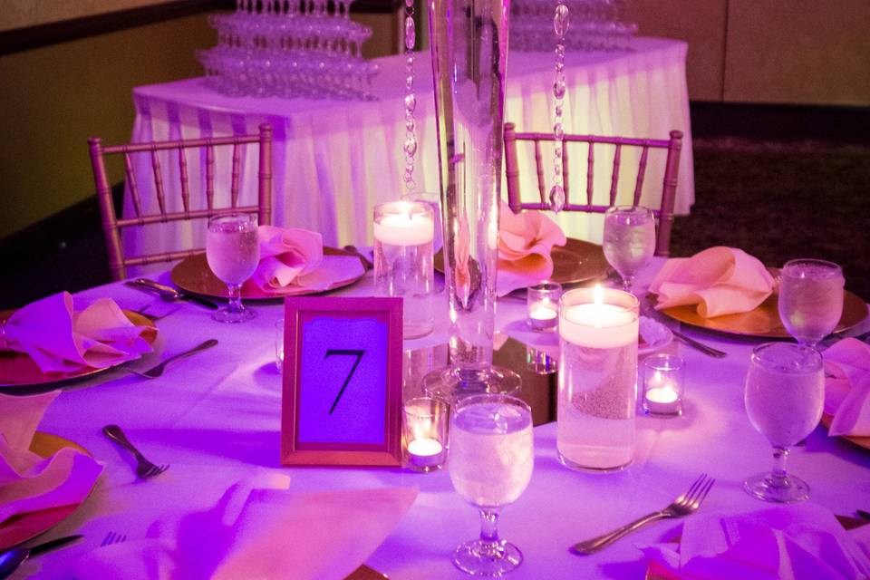 Table setting. Photo courtesy of Fritz Photography.