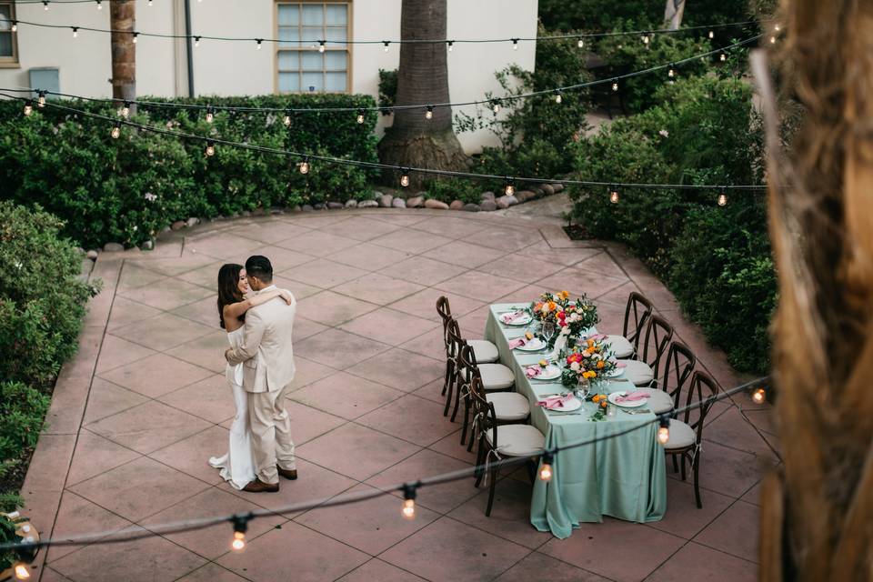 Couple dancing