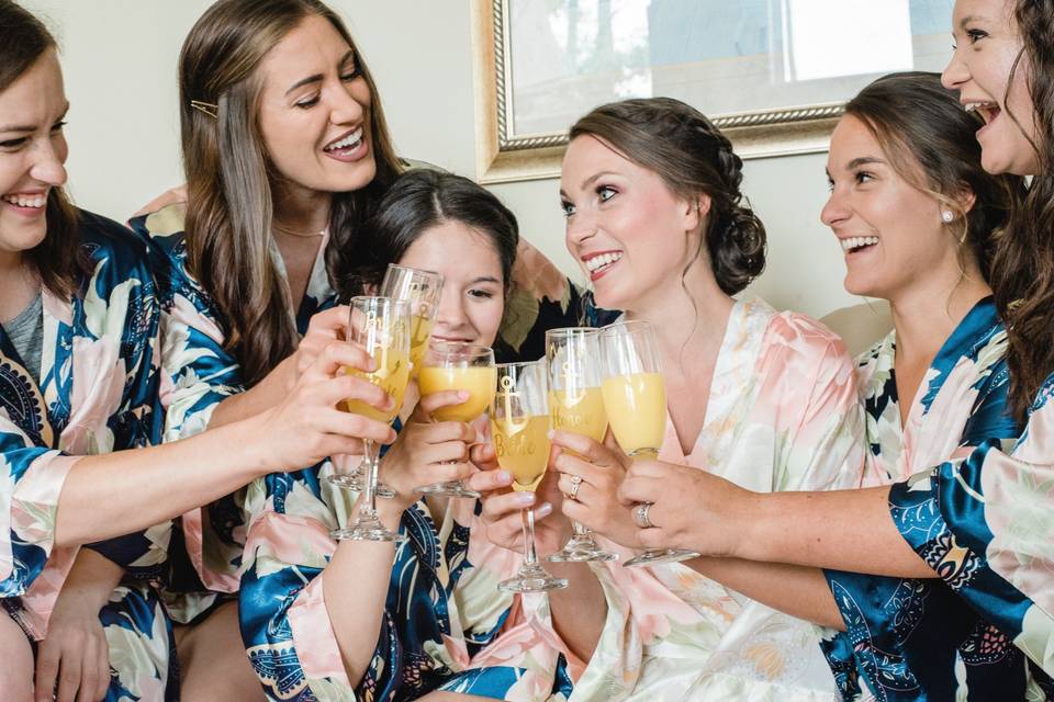 BRIDESMAIDS BEFORE PREP