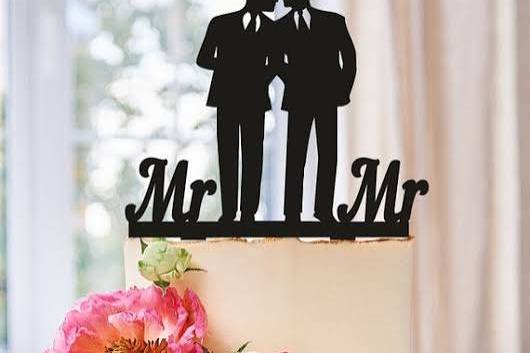 Cake Topper Grooms