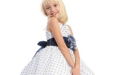 Polka Dot Flower Girl Dress - $45
